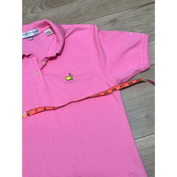 Womens Masters Collection Augusta National 100% Pima Cotton Pink Polo Size Small - Picture 4 of 5